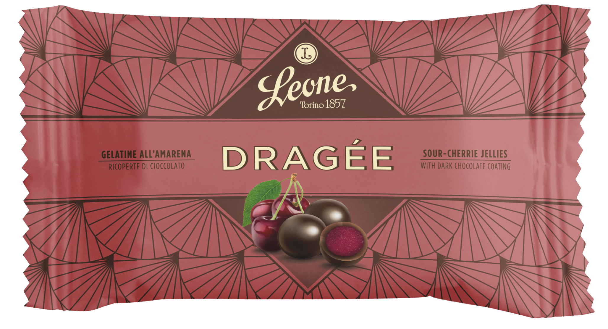 Cioccolatini-Dragees-Sauerkirsche-35g Sauerkirsch Gelées mit Schokoladenüberzug 35g