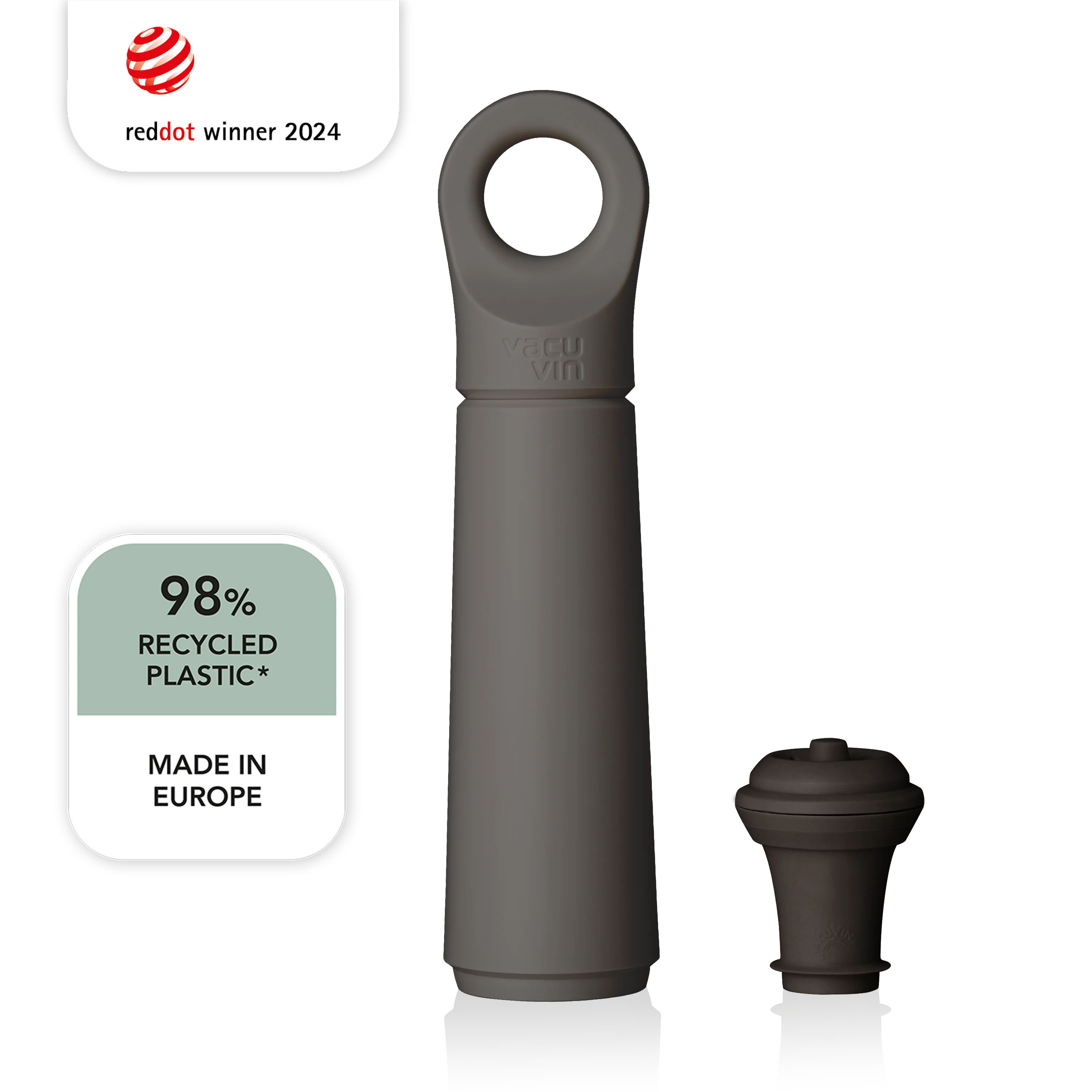 WineSaverLoop_GRAPHITE_300dpi_WhiteBackground_V2_Reddot_Shopjpg Wein-Vakuumpumpe Loop graphit