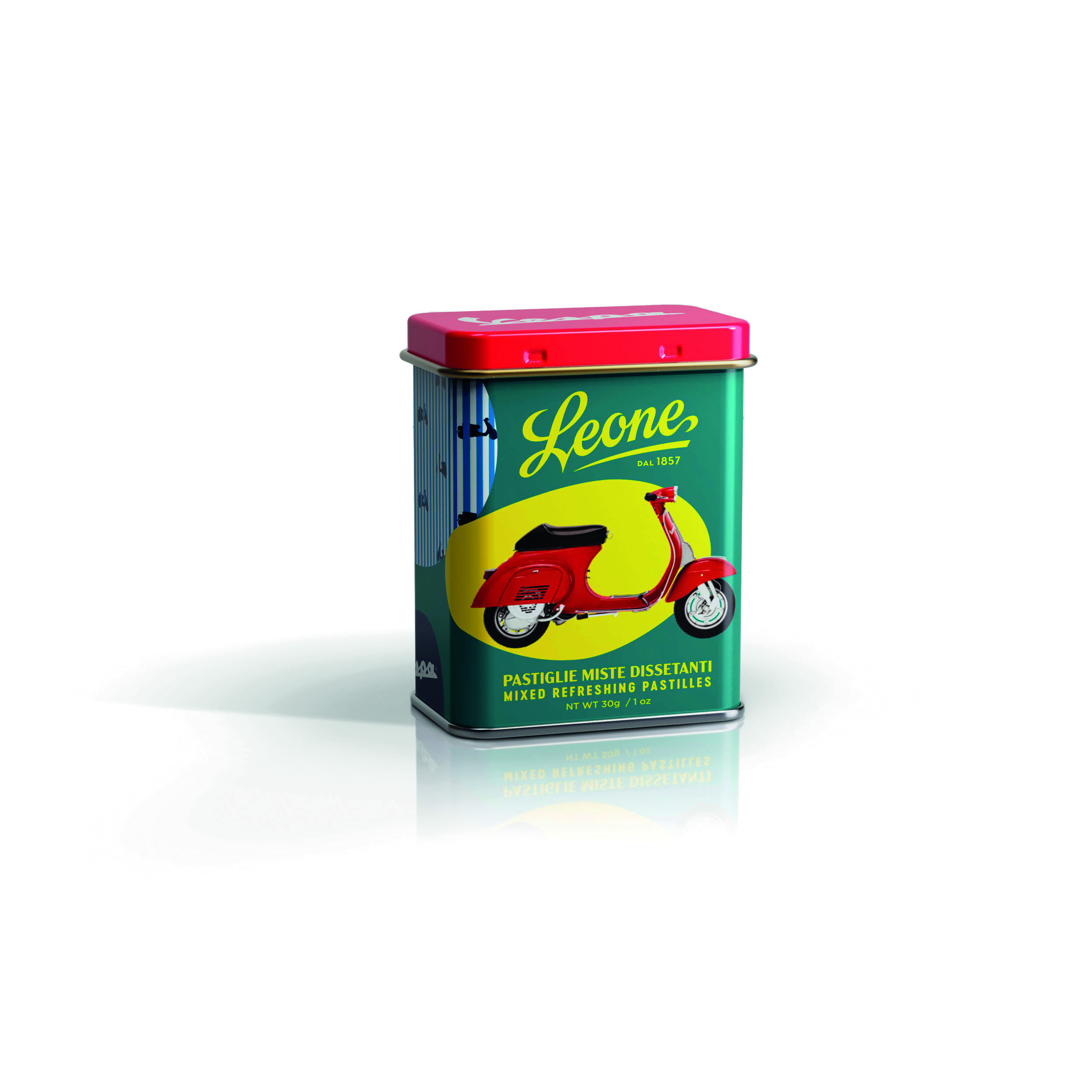 3750-LATTINA-30G-VESPA-50-SPECIAL-1 Pastillen gemischte Früchte Vespa Special 50 Dose 30g