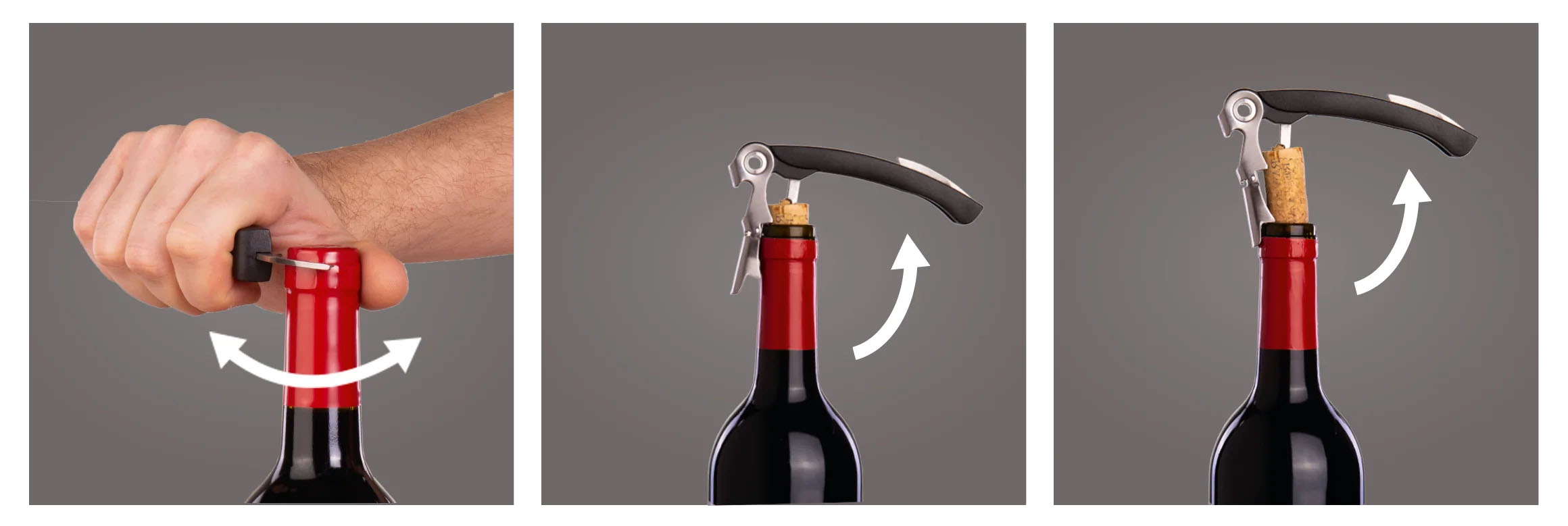 Vacu Vin  Doppelgelenk-Korkenzieher