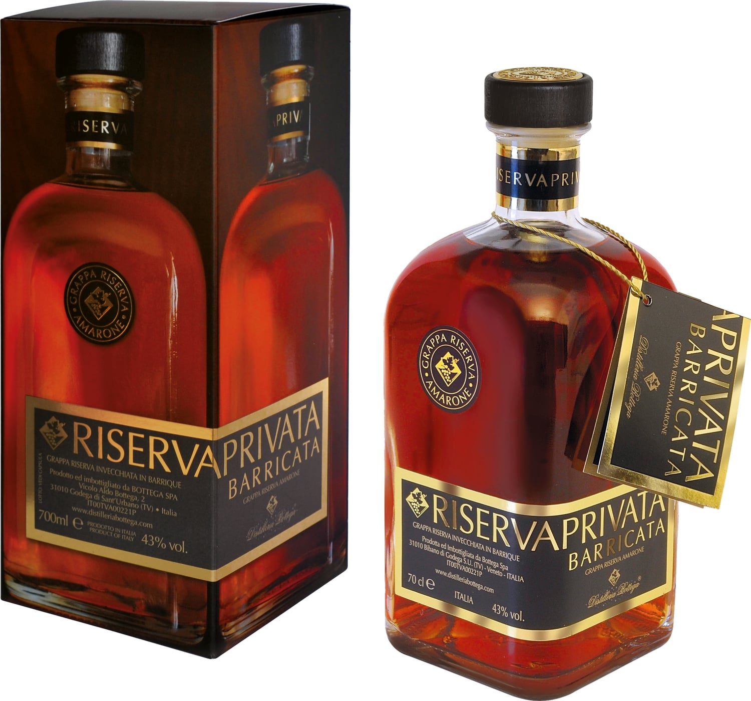 Riserva-Privata-Grappa-Barricata-GV GRAPPA RISERVA Privata Barricata 43%