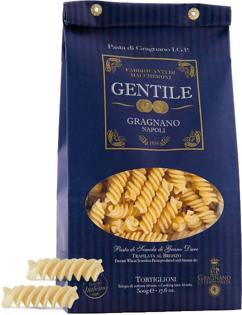 Pastificio-Gentile-Tortiglioni-2 Gentile Tortiglioni Pasta di Gragnano IGP