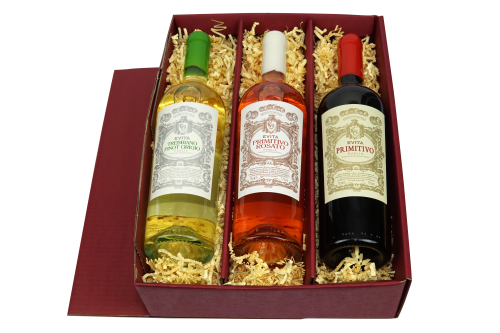 Präsent "La Dolce Vita" - Weine in hochwertiger Geschenkverpackung