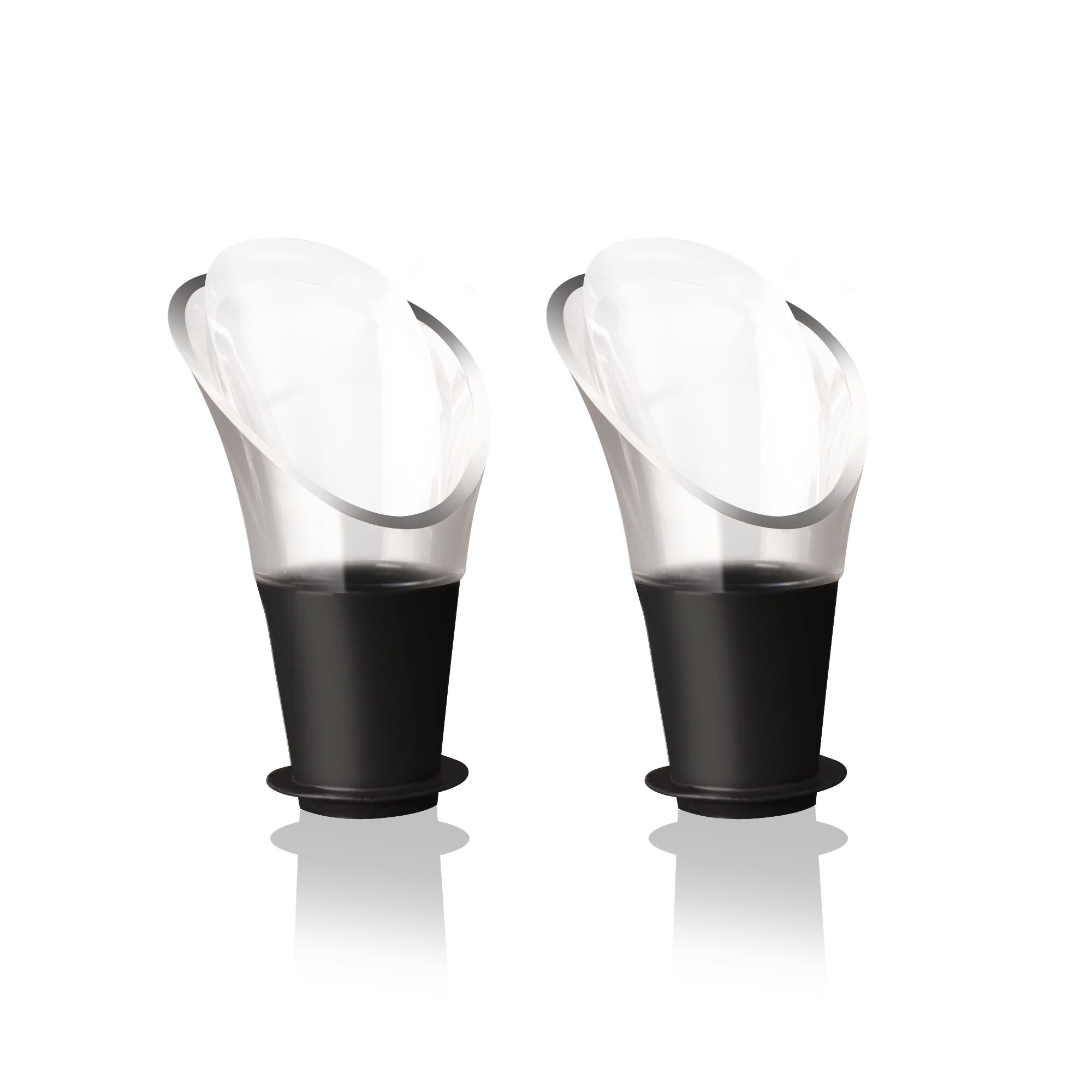 18540612WineServerCrystalBlack_SetOf2_Main Weinausgießer Vacu Vin