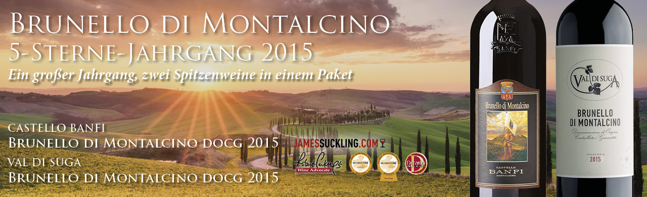 Brunello di Montalcino 5-Sterne Jahrgang 2015